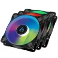 Вентиляторы для корпуса Arctic P12 PWM PST A-RGB 3шт (ACFAN00232A)