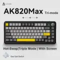 Клавиатура AK820MAX Механическая с цветным TFT-экраном, BT5.1/2,4G/Type-C