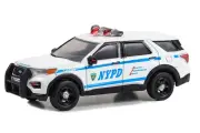 Ford police interceptor utility new york city police (nypd) 2020 с листом декалей (длина модели 6-10 см)