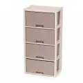 Комод Альтернатива М7834 Колорит бежевый, 4 секции (ящика), для дома