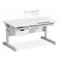 Детский стол с электроприводом Mealux(ErgoKids) Electro BD-730 + полка BD-S50 серый