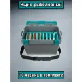 Рыболовный набор со снастью Жерлица Fishka от Петрова 10 шт. не оснащенные, в Профи ящике с ручкой 24 л.