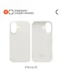 Силиконовый чехол COMMO Shield Case для Apple iPhone 16 с поддержкой беспроводной зарядки, Белый