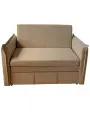 Диван-кровать для подростка StylChairs Кира, ширина 110 см, велюр бежевый