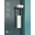 Полотенцесушитель Водяной Onix, модель Classic Plus Grafit Right 200x800, Лесенка с боковым подключением справа, Графит, полный комплект