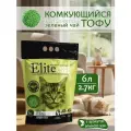 ELITECAT Наполнитель комкующийся, растительный Tofu Green Tea, 6л / 2.7кг
