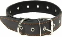 Зоотехнология Ошейник для собак кожаный щенячий, 35 мм х 71 см