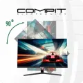 Комплект Монитор COMPIT !4K! 27 IPS с дополнительной вращающейся подставкой HA2705 Series I 3840х2160 4К 60Гц type c, led индикация, rotate stand