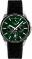 Наручные часы JACQUES LEMANS, черный, зеленый