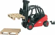 Погрузчик вилочный Bruder Linde Gabelstapler H30D с паллетами, 02-511