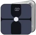 Весы напольные умные, цвет черный, 30х30 см, BloomingHome accents. BH-SCLS-13