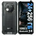 Oukitel Смартфон G1 24ГБ(6ГБ+18ГБ)+256 ГБ, 6.52‘' HD+ 10600mAh Android 14, черный
