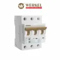 Автоматический выключатель 3P Werkel W903P256, 25 A, ВТХ C, 6 kА