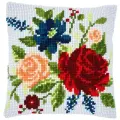 PN-0195013 Набор для вышивания (подушка) Vervaco Пионы