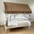 Текстиль на кроватку домик 160х80 (мишки/какао) ТД-3