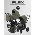 Коляска для новорожденных 3 в 1 Rant Flex RA077, Green (зеленый)