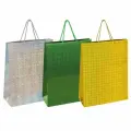 Пакет подарочный 33x13x45см (XL), набор 3шт, 3 дизайна, голография, Золотая Сказка (609737)