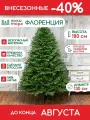 Новогодняя искусственная елка Флоренция 180 см, 100% литая хвоя, ЕлкиТорг (129180)