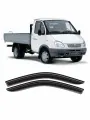 Дефлекторы неломающиеся 2 шт. для а/м GAZ Gazel фургон, Voron Glass DEF00278