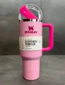 Термокружка из нержавеющей стали Stanley 1.18л, Розовая нежность + колпачок для трубочки в подарок