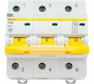 Выключатель автоматический модульный 3п C 40А 10кА ВА47-100 KARAT IEK MVA40-3-040-C