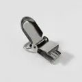 Клипсы для подтяжек, 2.5x1.5 см, 10 шт, цвет серебряный, цвет: серебристый