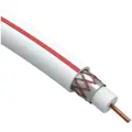 Коаксиальный кабель ЭРА SAT 50 М, 75 Ом, Cu/, PVC, цвет белый Б0044619