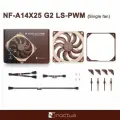 Noctua NF-A14X25 G2 Корпусной вентилятор 140 мм, NF-A14x25 G2 PWM, Нет цветная (RGB), Коричневый