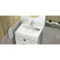Раковина над стиральной машиной WANNHAUS шарм V63D1 сигнально-белая + Кронштейн