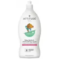 ATTITUDE Жидкость для мытья посуды Fragrance free, 0.7 л, 0.7 кг