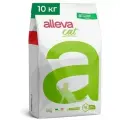 Сухой корм для взрослых кошек ALLEVA с курицей и уткой, алое вера и женьшенем 10 кг