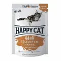 Happy Cat Паучи для взрослых кошек, цыпленок с печенью и морковью, кусочки в желе 24 шт*85 гр