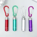 Фонарик брелок для ключей на карабине «Серебряный луч», 5.8×1.2×1.2 см