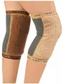2шт./уп. Наколенник из овечьей шерсти Holty 040405-0421 с трикотажем, Коричневый, m