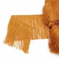 0390-0310 Бахрома нитяная 120мм*25м (848 золотая медь)