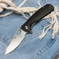 Нож Leaf L D2 Black