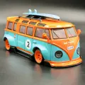 Модель Volkswagen T1, металлическая, 1:24, со световыми и звуковыми эффектами