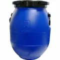 Бочка Полоцкпласт п/э 50л. круглая, с винтовой крышкой, с вкладышем внутри, с усиллеными ручками цв. синий
