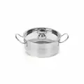 Кастрюля с крышкой 3 л, диаметр 21 см, высота 10 см, нержавеющая сталь, Luxstahl.