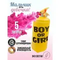 Огнетушитель для гендер пати с краской холи Holi Like розовый 5 литров, цветной дым