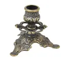 Подсвечник Трилистник малый антик KSVA-AL-80-322-ANT