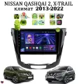 Автомагнитола для Nissan Qashqai 2, X-Trail T32 (2013-2022) климат , Android 11, 4/32 GB, GPS, Bluetooth, WiFi, IPS экран, FM, сенсорные кнопки, поддержка кнопок на руле