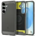 Чехол Spigen на Samsung Galaxy S25 (ACS08999) Rugged Armor MagSafe / Спиген для Галакси С25 накладка с MagSafe, противоударный, с защитой камеры, серый
