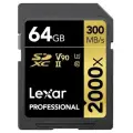 Карта памяти Lexar Professional 2000x SDXC UHS-II 64 ГБ
