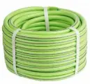 Шланг поливочный садовый Д3/4(25м) салатовый с сер. полосой