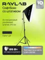 Софтбокс с лампами и штативом для предметной съемки, softbox RAYLAB RL-Dlight 5070