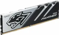 Оперативная память Apacer Panther, DDR5, 16Gb (1x16Gb), 6200MHz, CL40, UDIMM, с радиатором, серебристый, черный