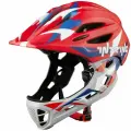 Детский шлем FullFace Intrino Satellite, лёгкий, размер S (46-53 см) вес 340 г красный