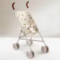 331970, Коляска трость для кукол TWIGLET от Happy Baby, складная прогулочная коляска для игрушек, бежевая с кроликами