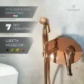 AltroBagno Гигиенический душ со смесителем для унитаза, розовое золото